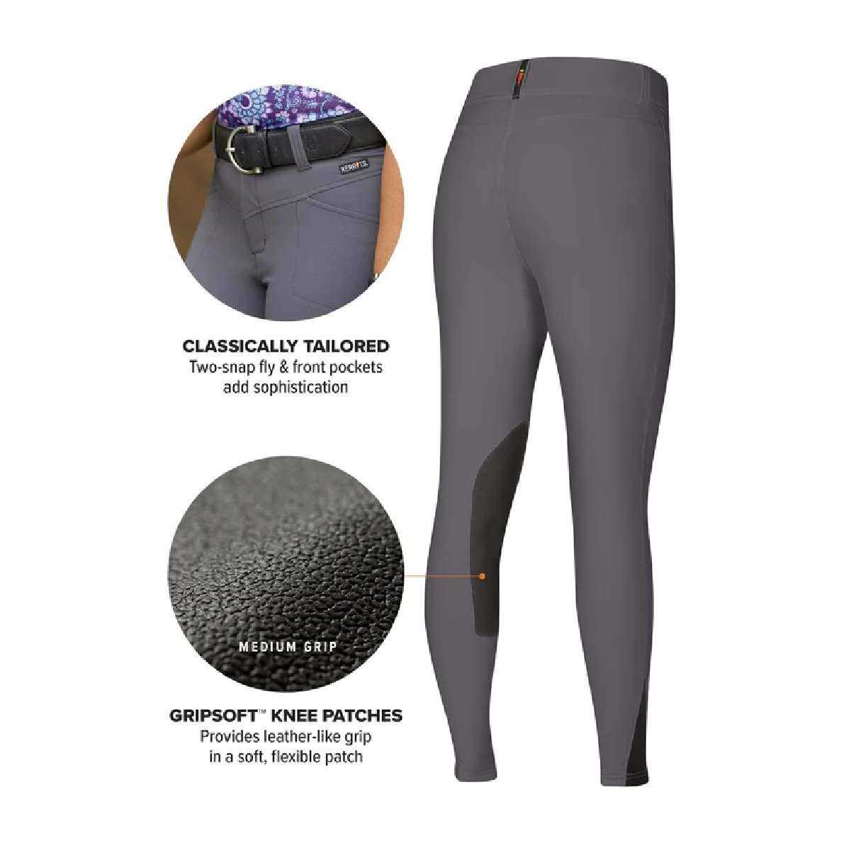 Kerrits Crossover II Knee Patch Breech - Image 2