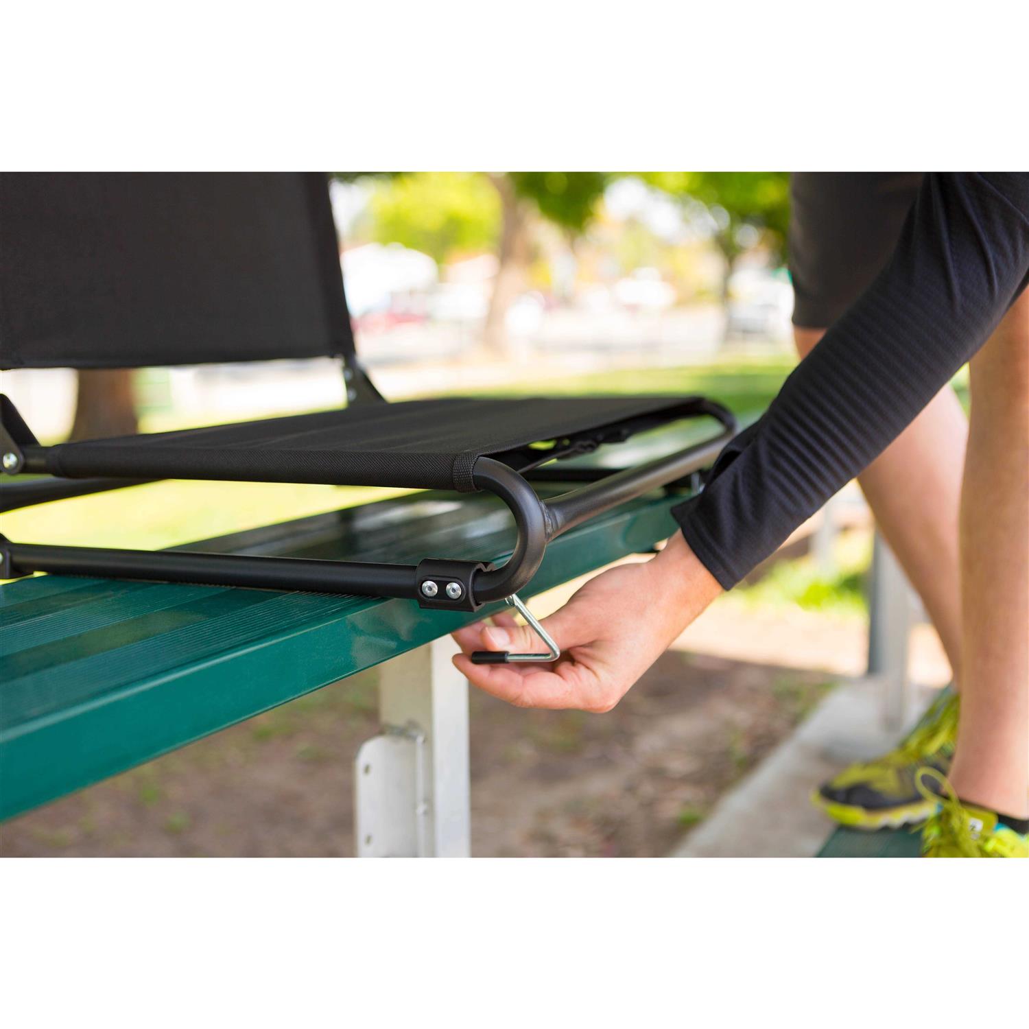 Ozark Trail Extra Wide Stadium Seat with Hooks - Image 2