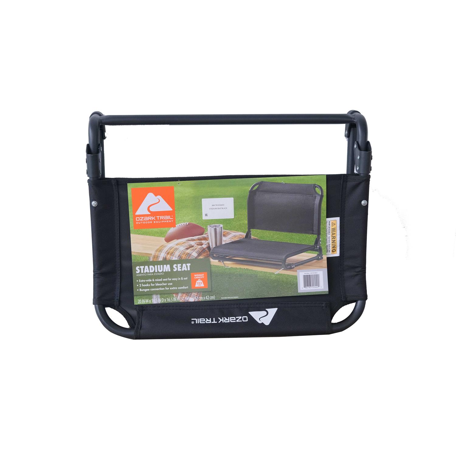Ozark Trail Extra Wide Stadium Seat with Hooks - Image 5