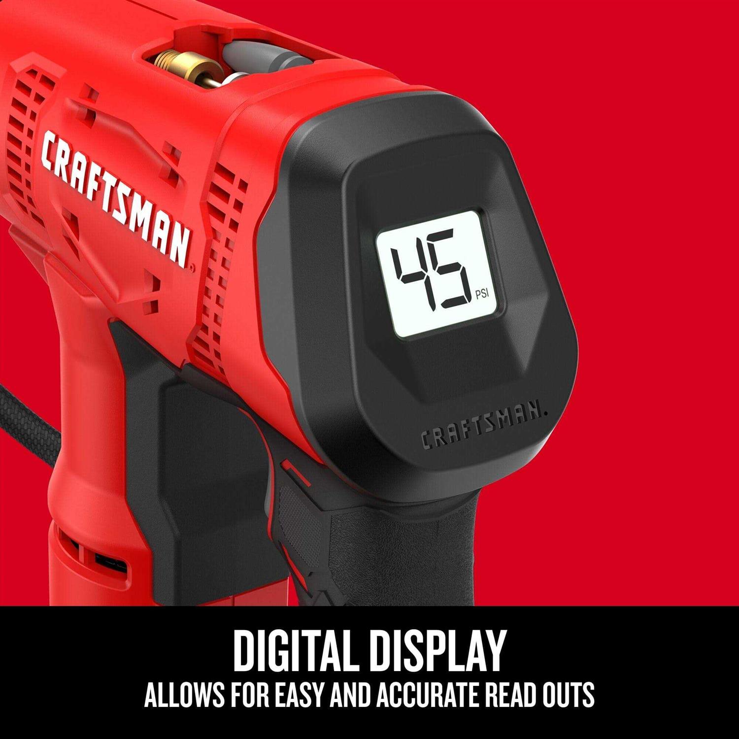 Craftsman V20 Cordless Inflator for Tires and Balls - Image 4