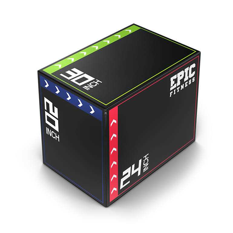 Epic Fitness 3 in 1 Foam Plyometric Jump Box - Image 2