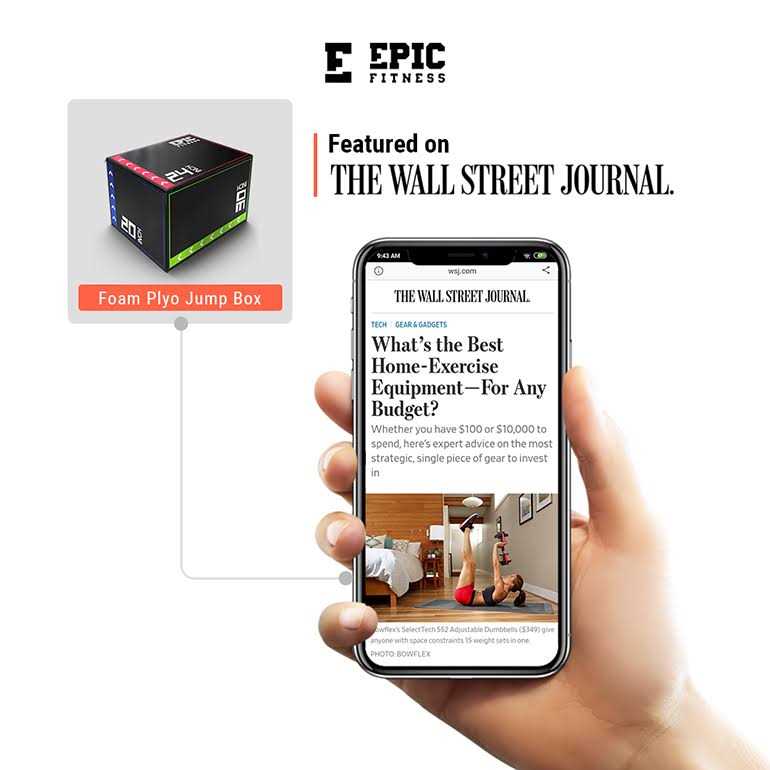 Epic Fitness 3 in 1 Foam Plyometric Jump Box - Image 4