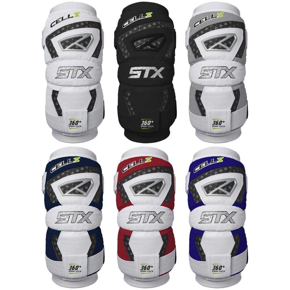 STX Cell 5 Arm Guard Lacrosse Arm Pads - Image 3