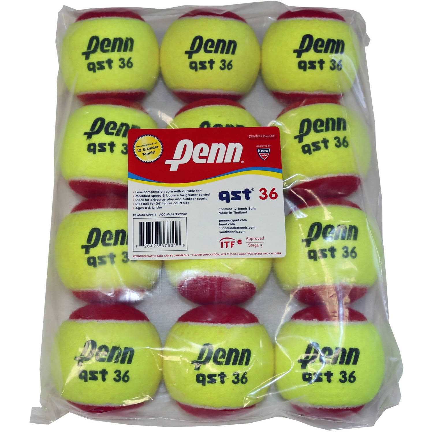 Penn QST 36 Tennis Balls