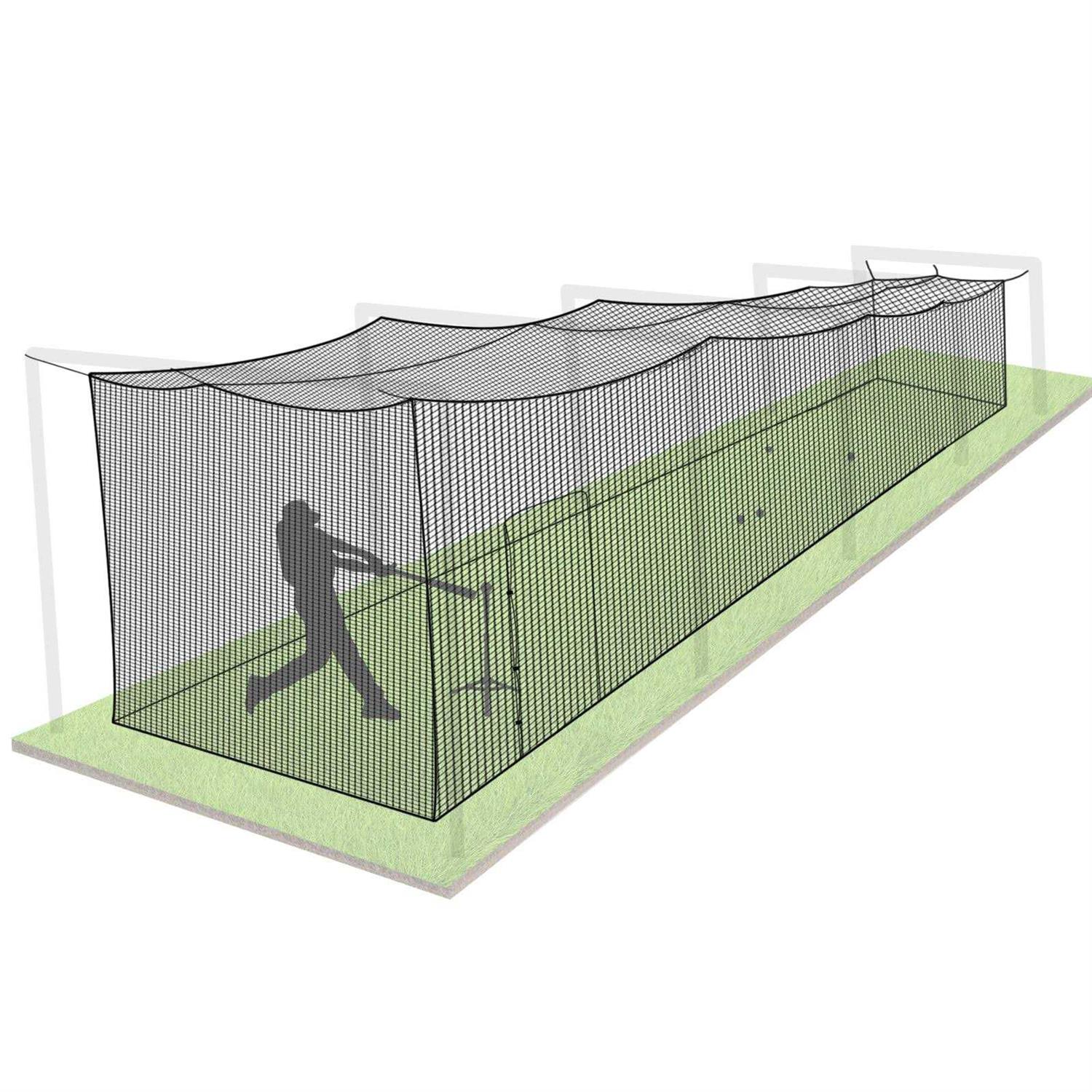 ORIENGEAR Baseball Batting Cage Nets, ONLY NET Baseball and Softball Cage Netting