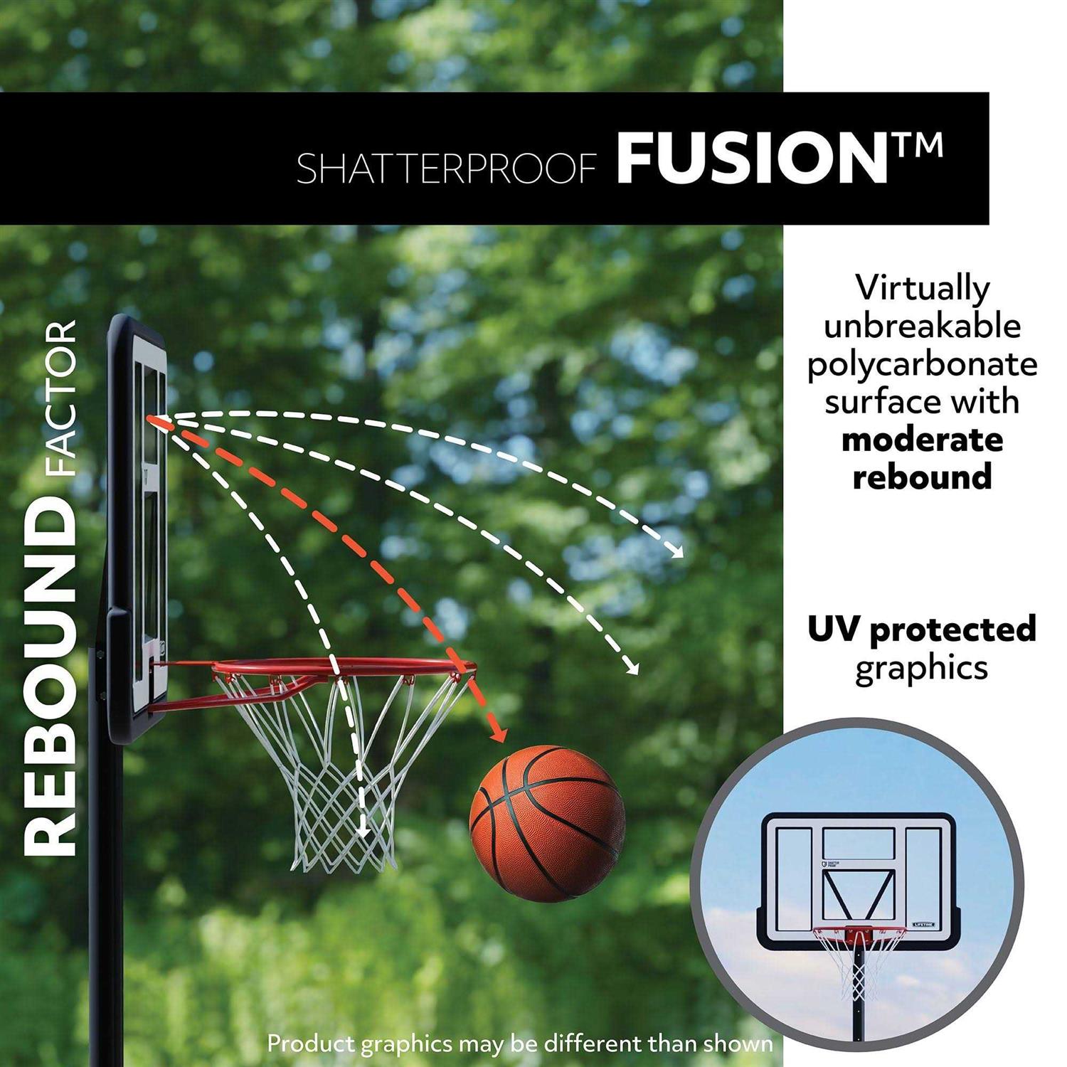 Lifetime Adjustable In-Ground Basketball Hoop - Image 2