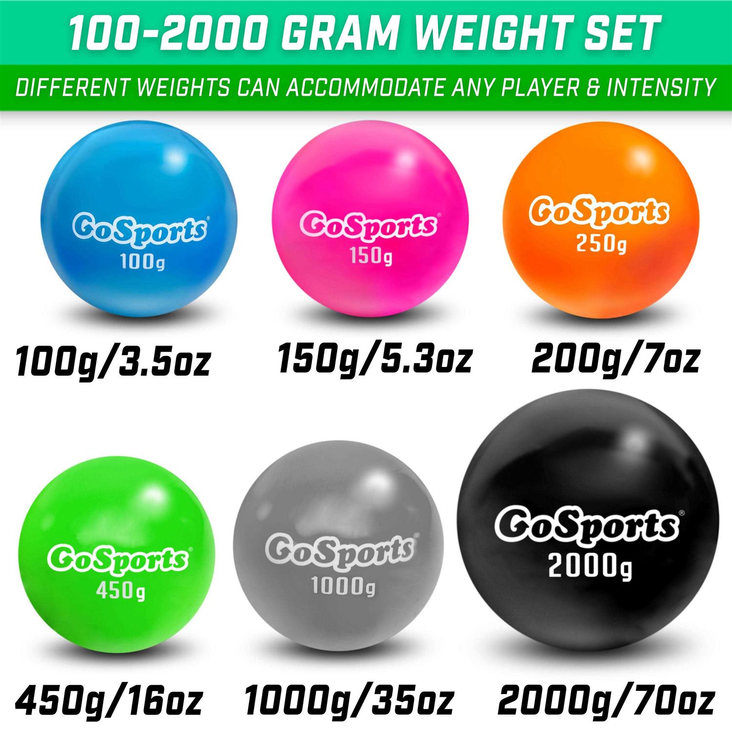 Gosports Plyometric Weighted Balls for Baseball & Softball Training 6 Pack - Image 3