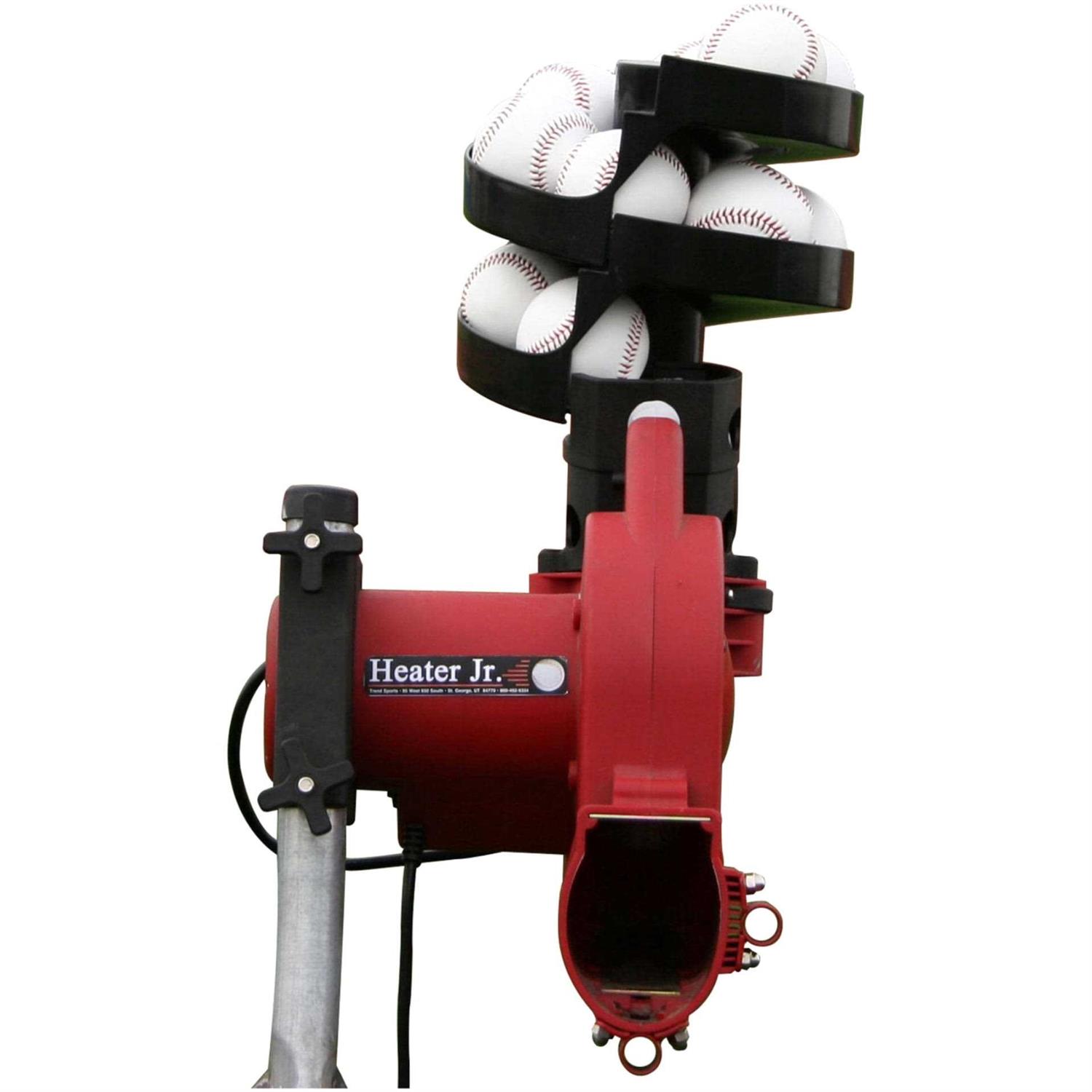 Heater Sports Jr. Real Baseball Pitching Machine with Ball Feeder - Image 3