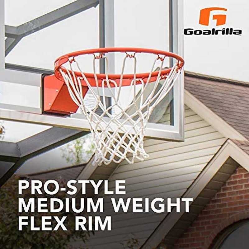 Goalrilla Pro Style Breakaway Medium Weight Basketball Hoop Flex Rim - Image 3