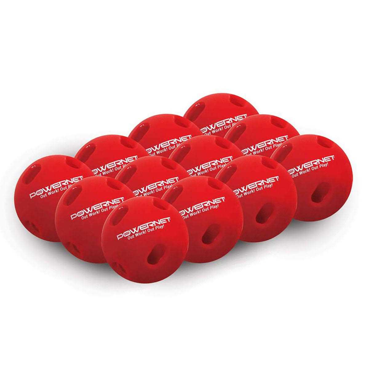 Powernet 12-Pack Micro Crushers Limited Flight Training Baseballs - Image 2