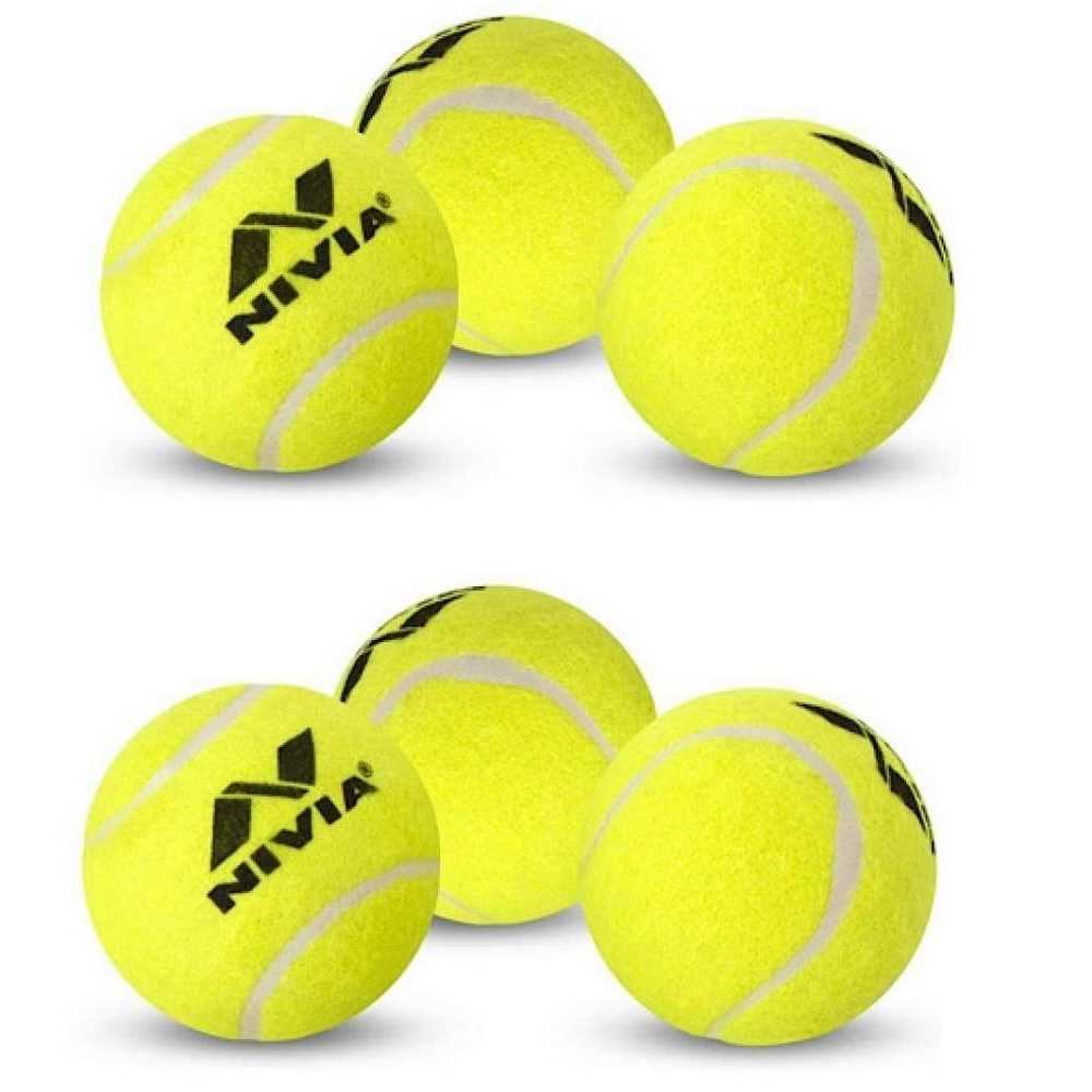 Nivia Heavy Tennis Ball Cricket Ball - Image 5