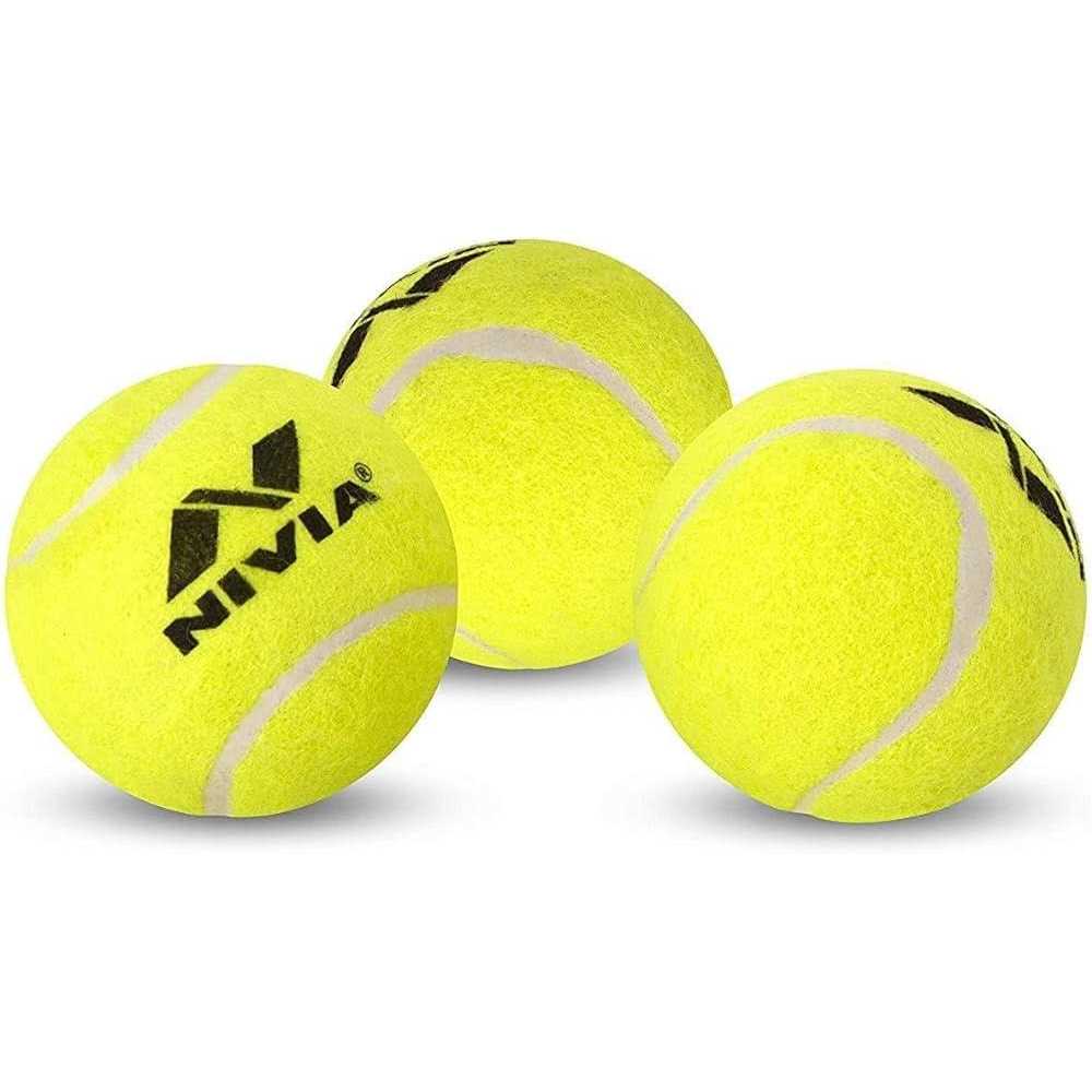 Nivia Heavy Tennis Ball Cricket Ball - Image 3