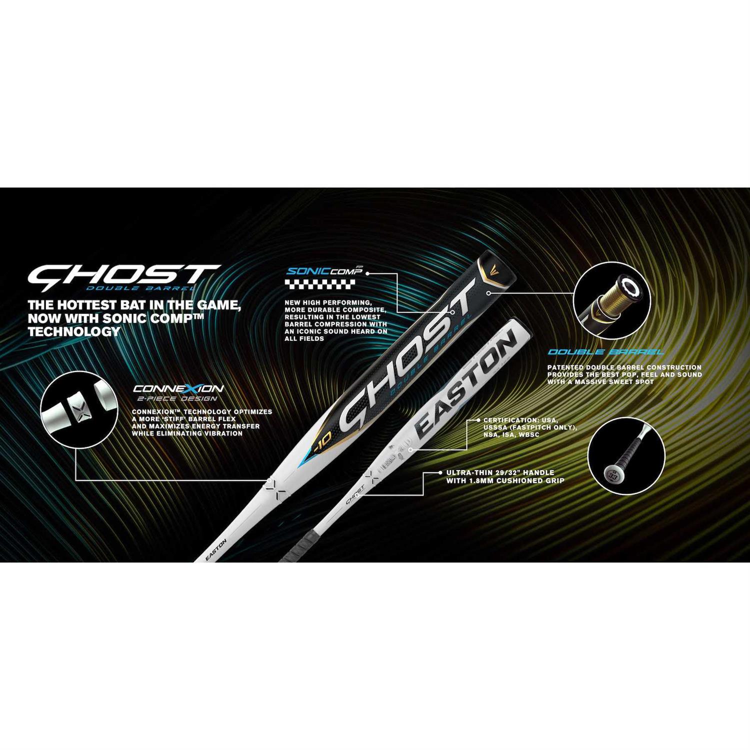 Easton 2022 Ghost Double Barrel Fastpitch Softball Bat - Image 5