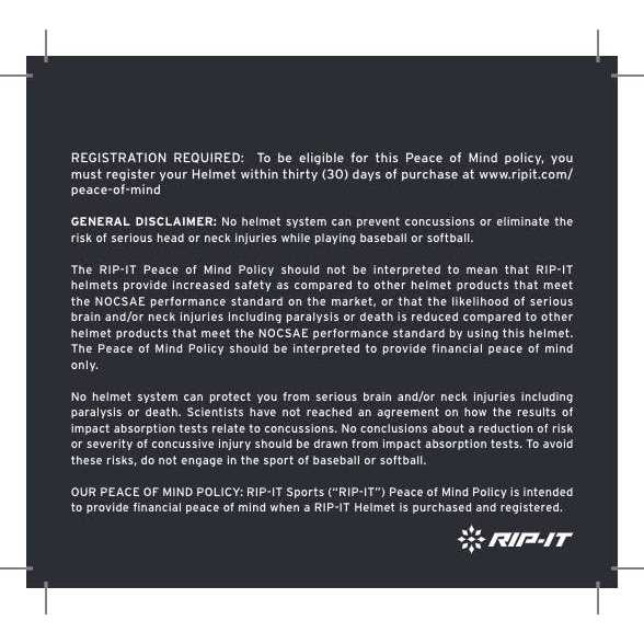 RIP-IT Vision Classic Pinstripe Softball Batting Helmet - Image 4