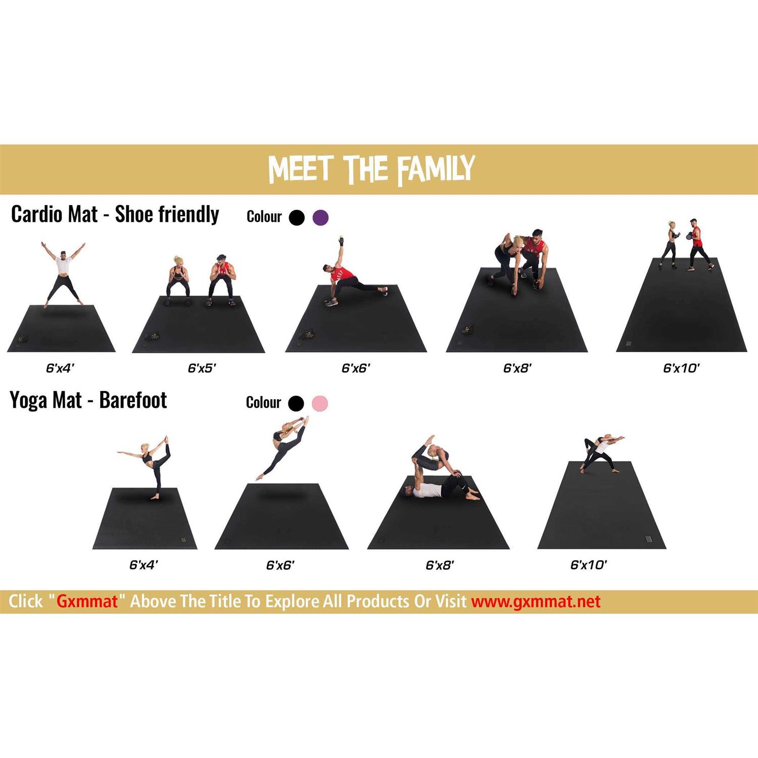 Gxmmat Extra Large Exercise Mat Thick Workout Mats for Home Gym Flooring - Image 5