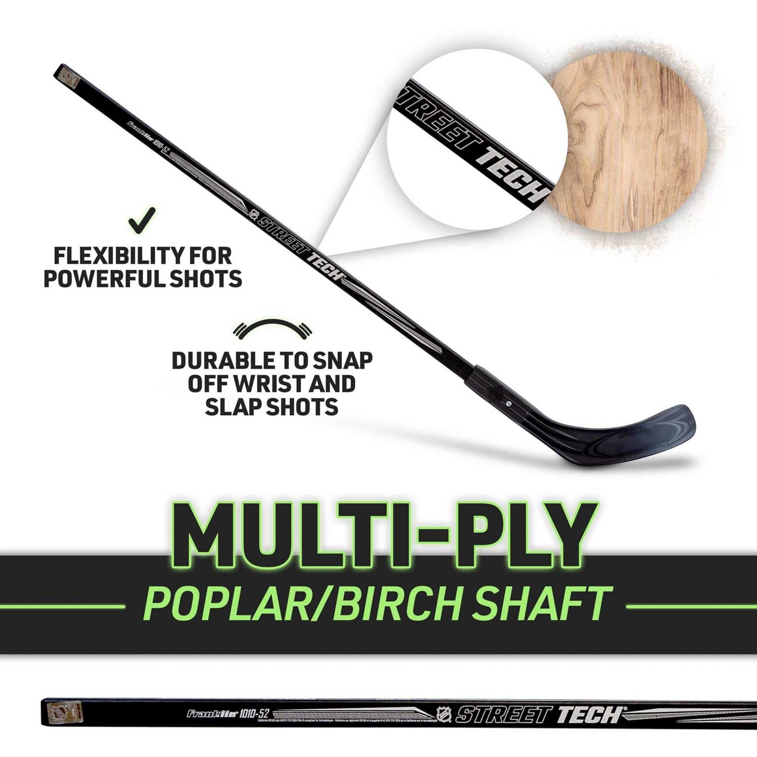 Franklin Sports NHL 1010 Street Tech Youth Hockey Stick - Image 3