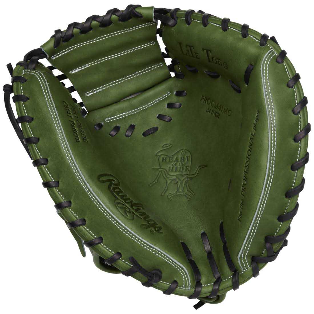 Rawlings Heart of the Hide Military Green Baseball - Image 5