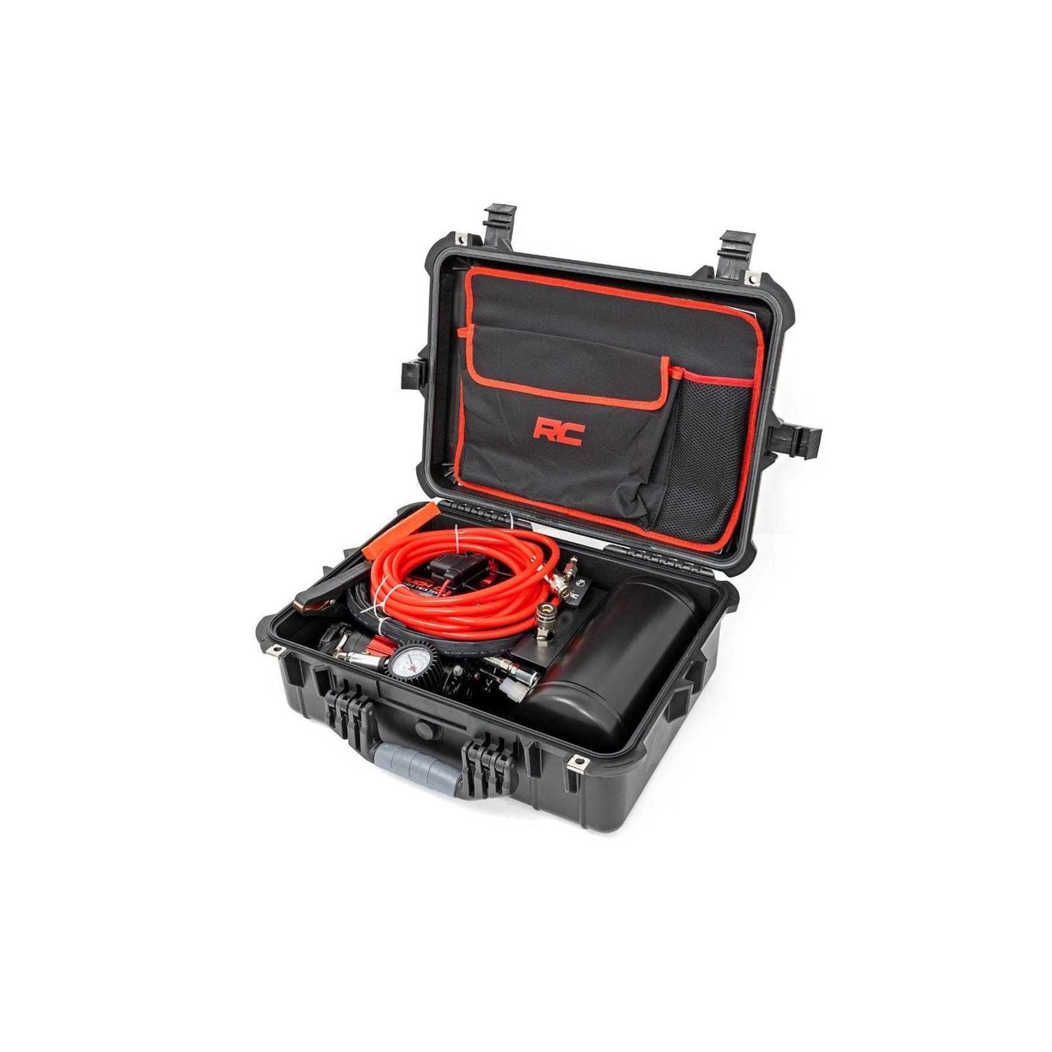 Rough Country Portable Twin Motor Air Compressor w/Carry Case RS208 - Image 4