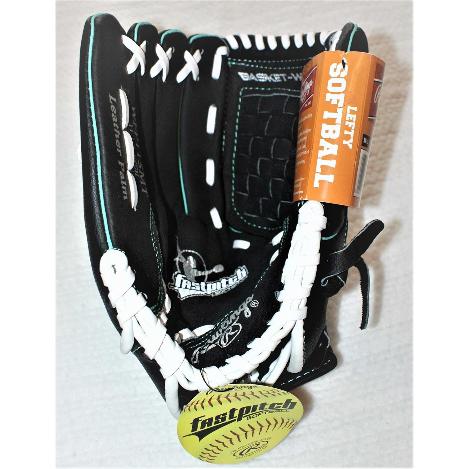Rawlings 11.5 inch Fastpitch Softball Glove Left Hand Throw - Image 4