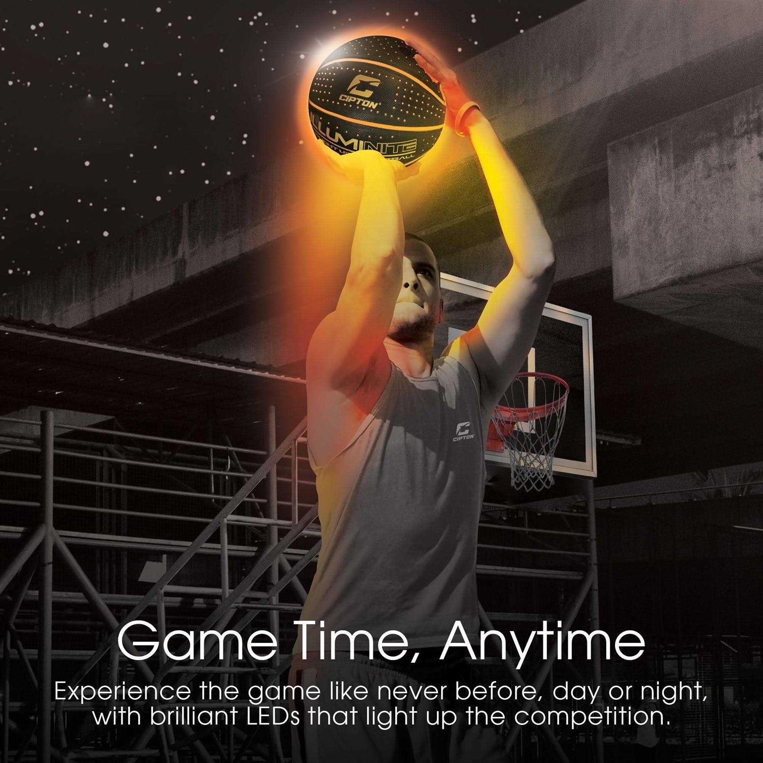 Cipton LED Light-Up Composite Microfiber Basketball - Image 2