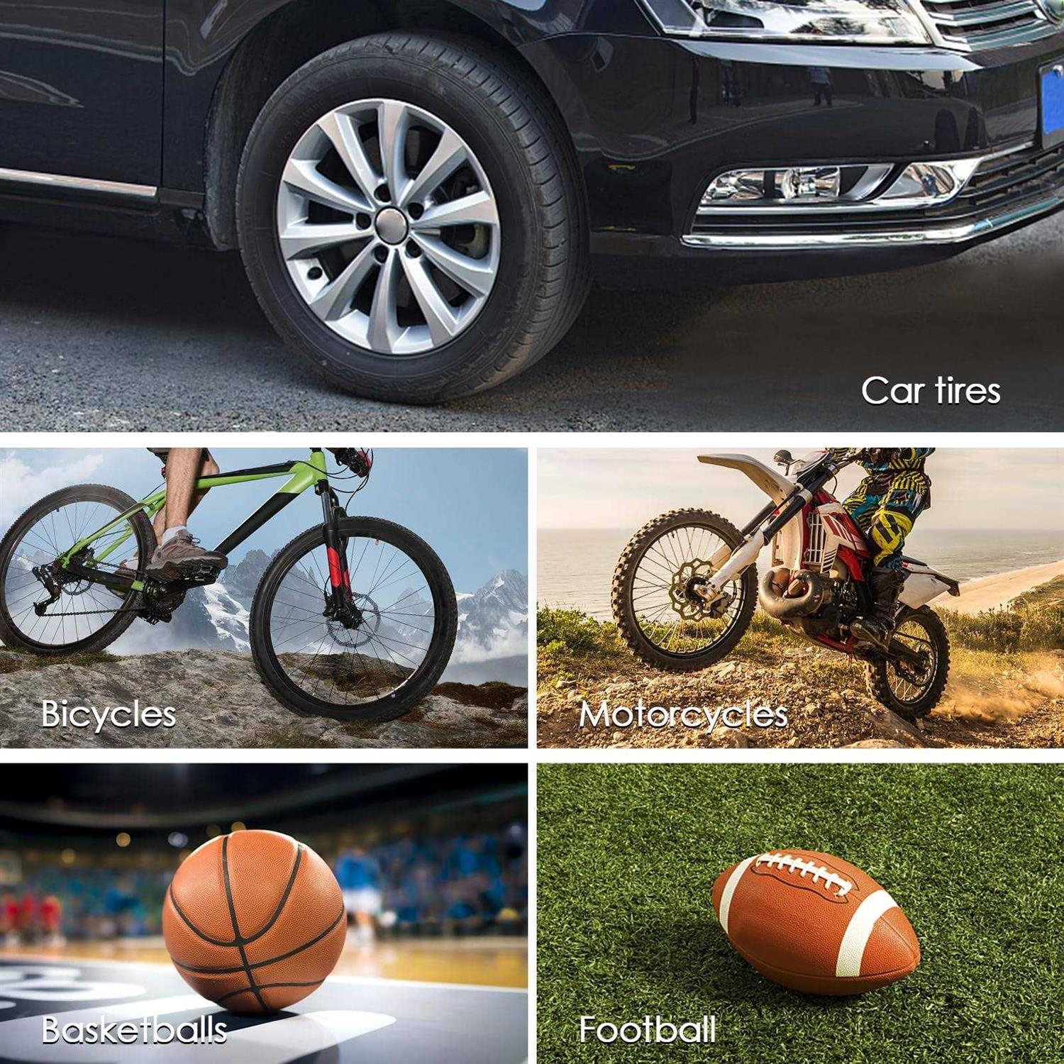 FORDWALT Cordless Tire Inflator Air Compressor for Makita 18V Battery - Image 3