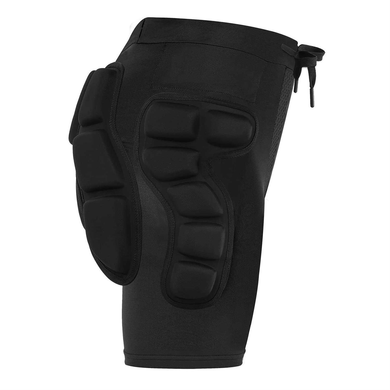 Relaxyee Protective Padded Shorts, Hip Padded Shorts 3D Hip Padded Short Pants Skating Impact Hip - Image 4