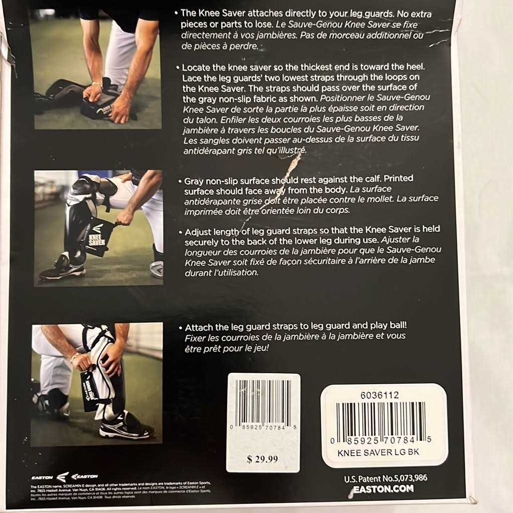 Easton Adult Original Catcher's Knee Savers - Image 3