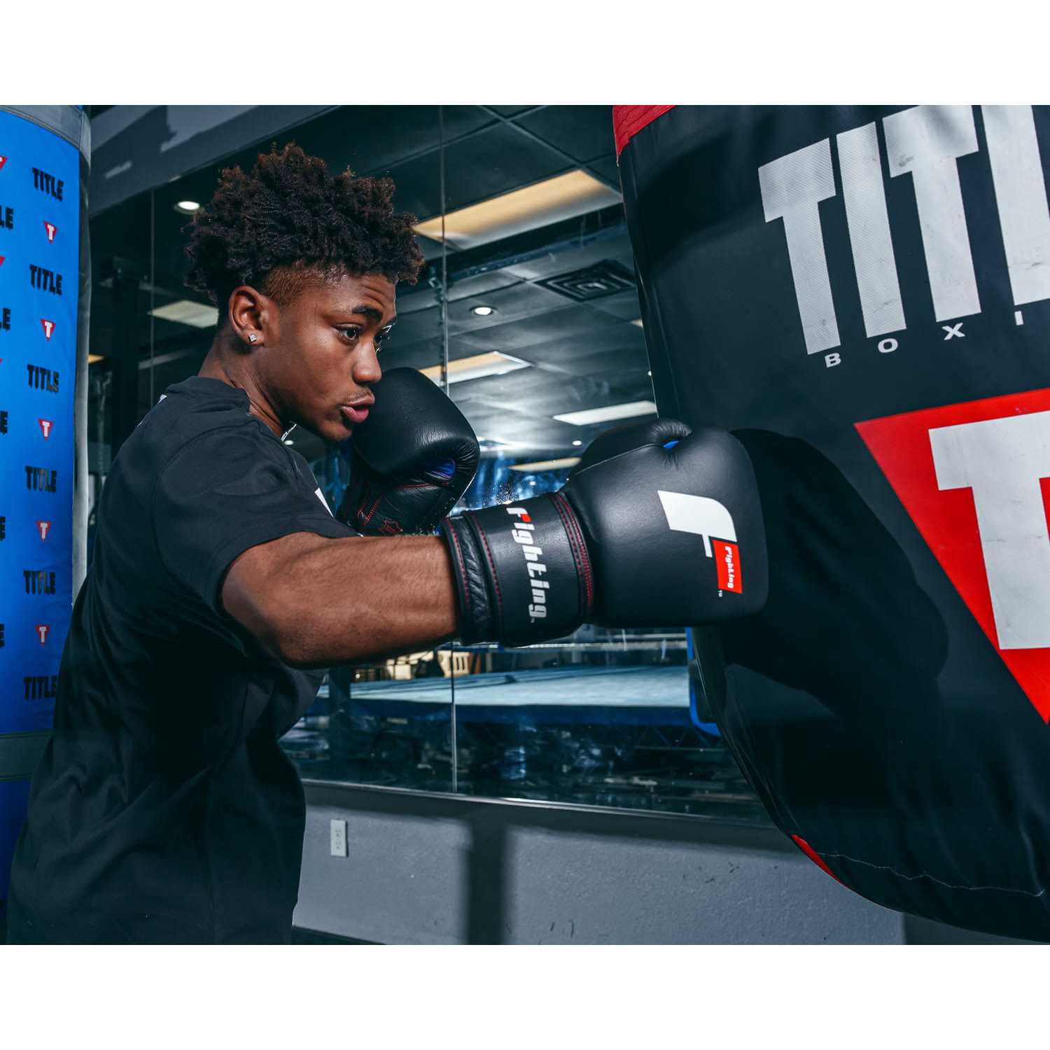 Fighting Leather Heavy Bag Gloves - Image 4