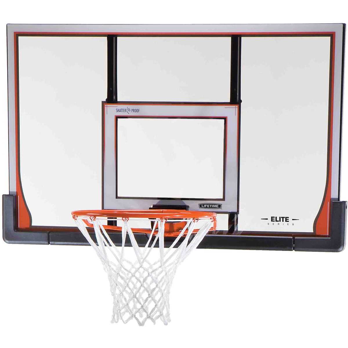 Lifetime 48” Backboard and Slam-It Rim Combo, Steel