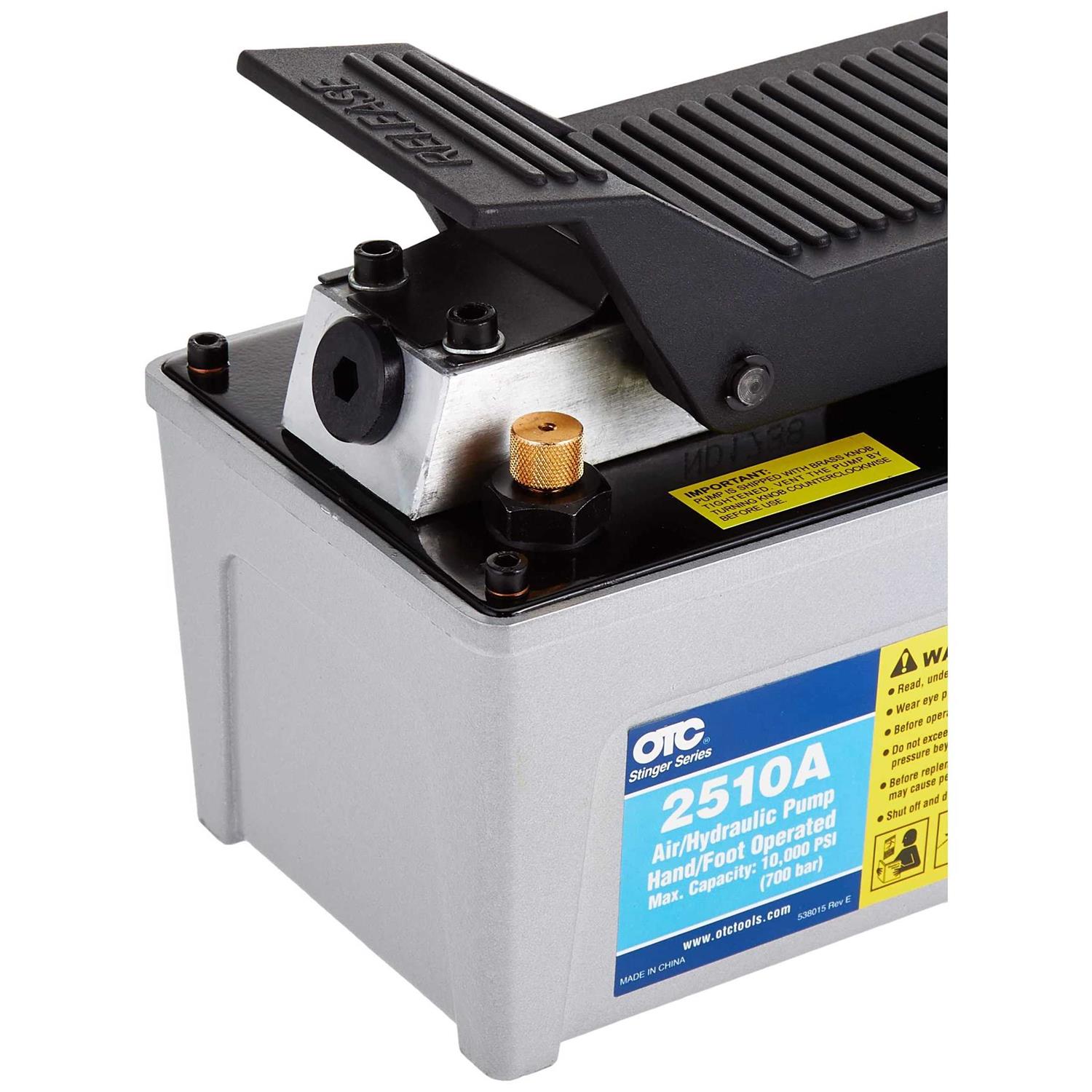 OTC 2510A Stinger Air/Hydraulic Pump - Image 2