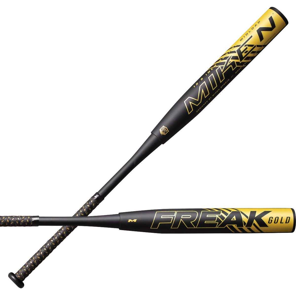 Miken Freak Gold Midload USA Slowpitch Softball Bat