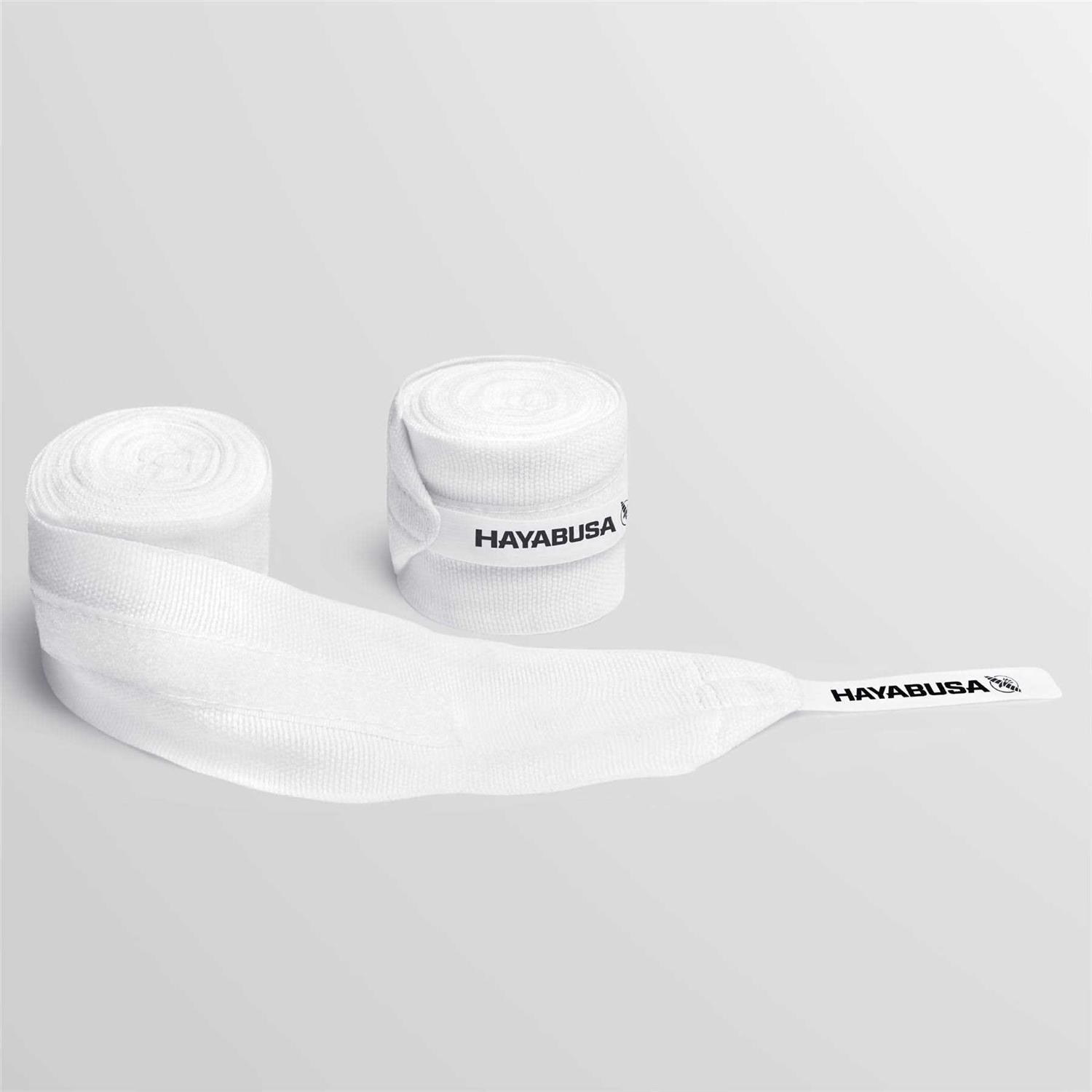 Hayabusa Gauze Boxing Hand Wraps White - Image 4