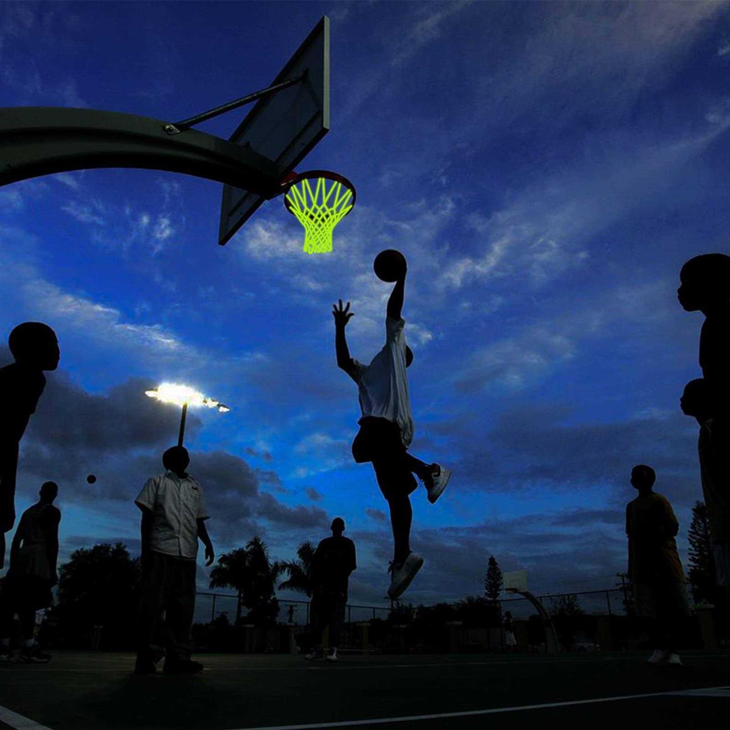 NEIJIANG Leadteam Nightlight Basketball Net Luminous Outdoor Portable Sun Powered Sports Nylon - Image 3