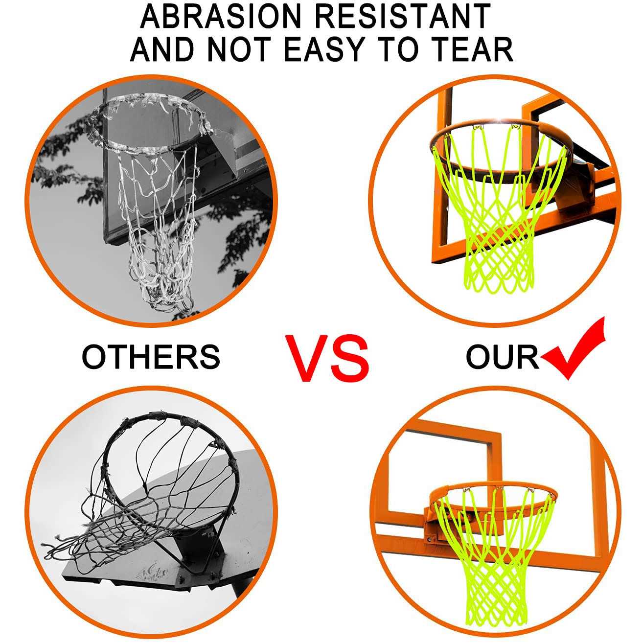 NEIJIANG Leadteam Nightlight Basketball Net Luminous Outdoor Portable Sun Powered Sports Nylon - Image 4