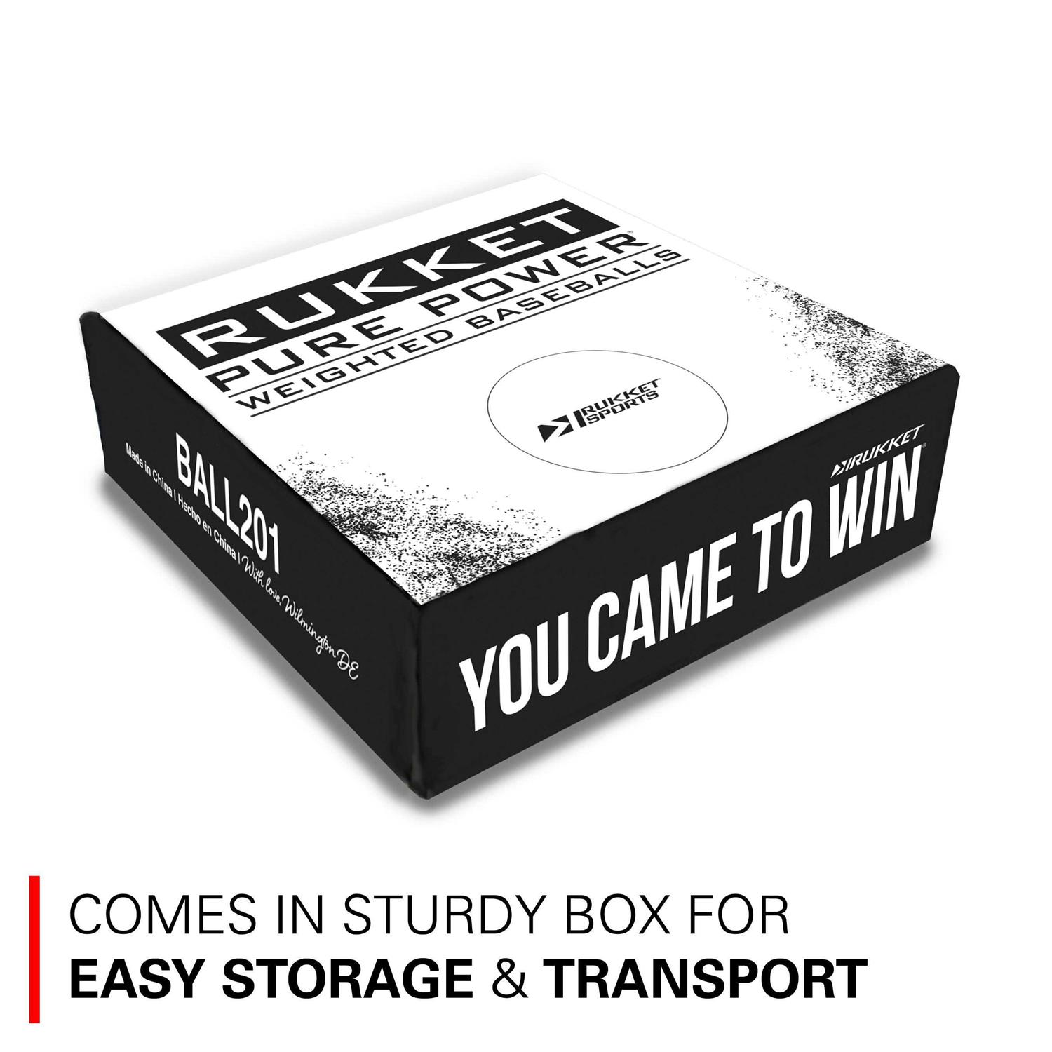 Rukket Sports PUREPOWER Baseball / Softball Weighted Hitting & Pitching Training Balls Pack - Image 3