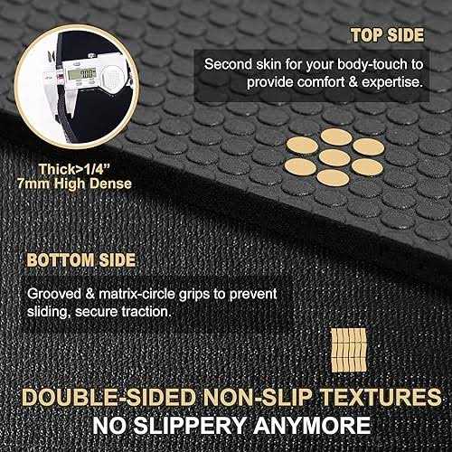 Gxmmat Extra Large Exercise Mat 12'x6'x7mm Ultra Durable Workout Mats For Home Gym Flooring - Image 5