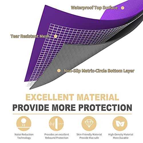 Gxmmat Extra Large Exercise Mat 12'x6'x7mm Ultra Durable Workout Mats For Home Gym Flooring - Image 5