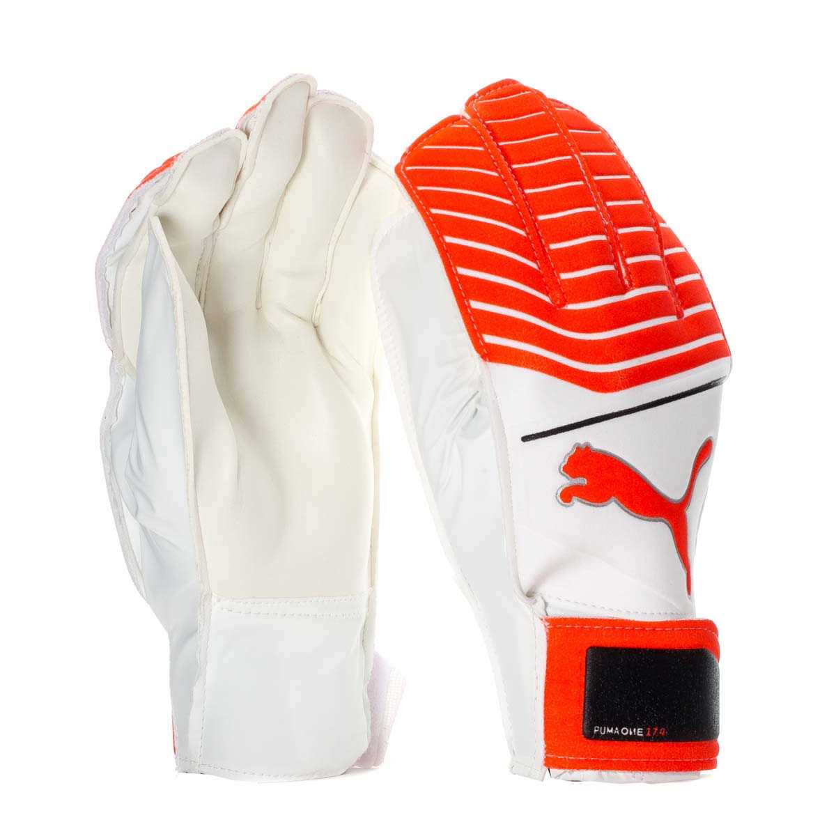 Puma Mens One Grip 17.4 Soccer Gloves Red - Image 5