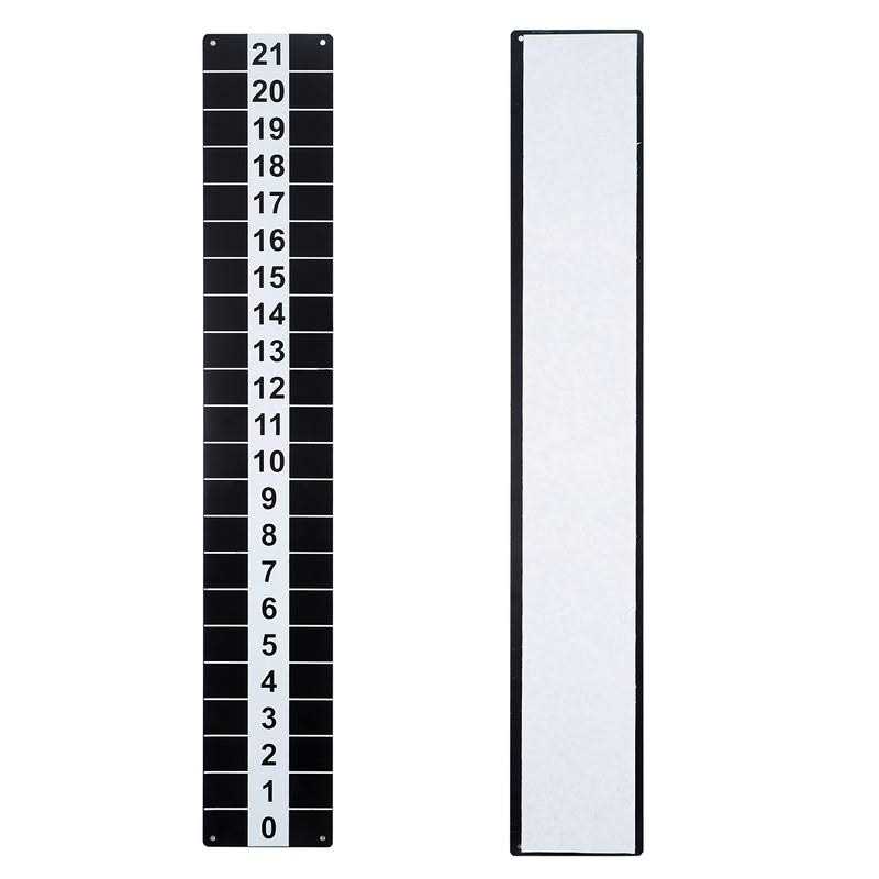 New valley warbler Vertical Metal Cornhole Scoreboard Heavy Duty Steel Scoreboard with Magnetic Score Keepers for Cornhole Game - Image 4