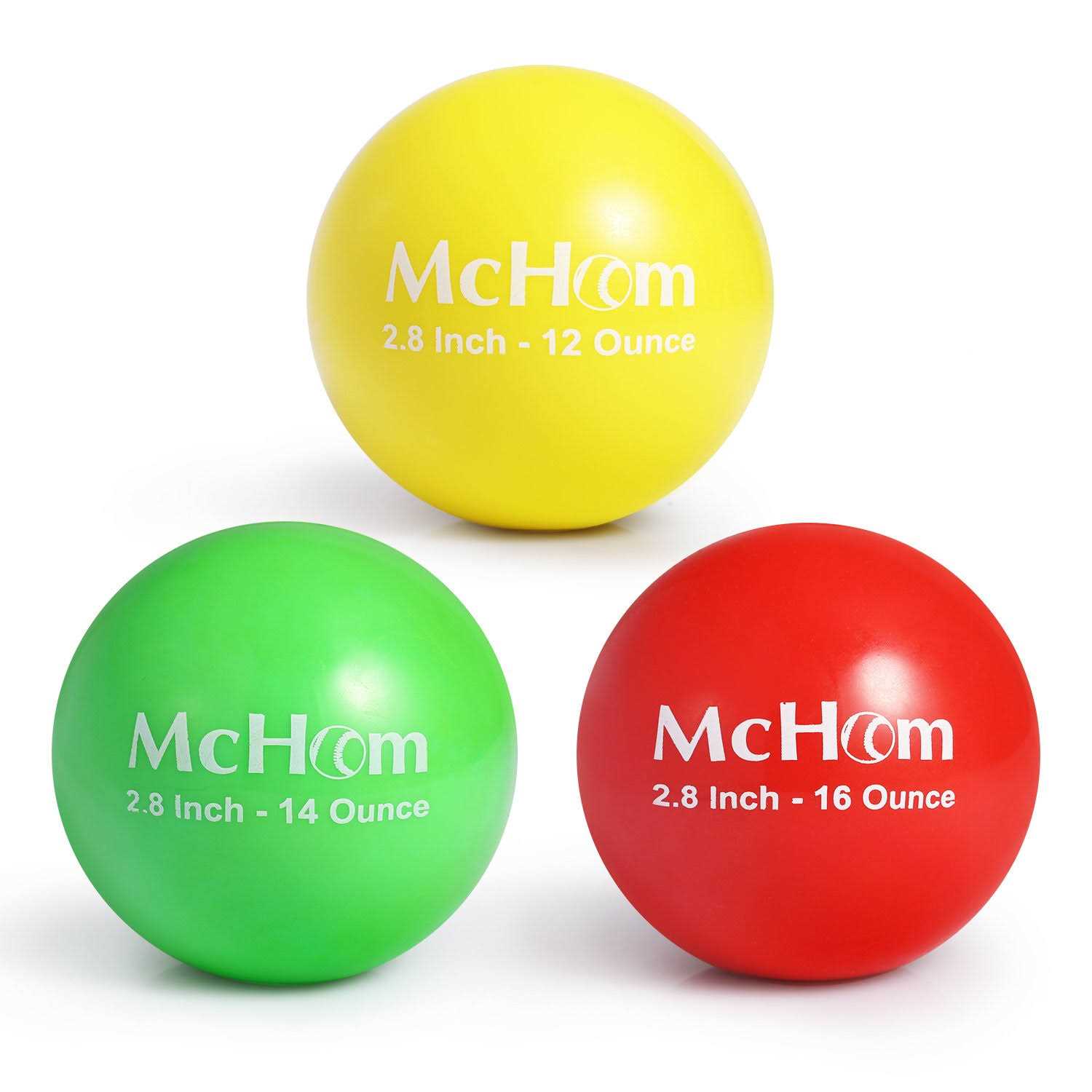 McHom Weighted Baseball/Softball for Batting Hitting Pitching Training