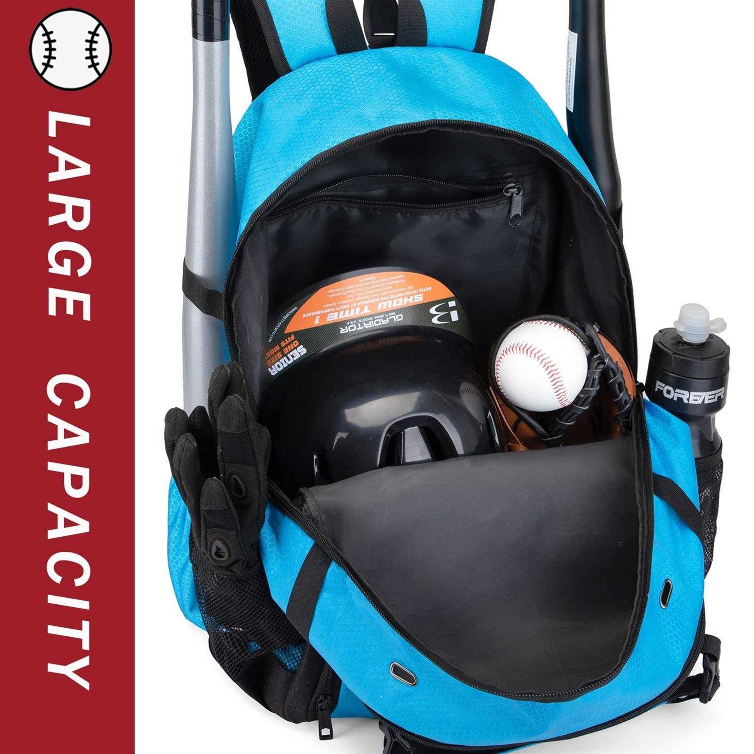 Hsmihair Baseball Bag Baseball Backpack With External Helmet Holder For Baseball, T-ball & Softball Equipment & Gear For Youth and Adults,h - Image 5