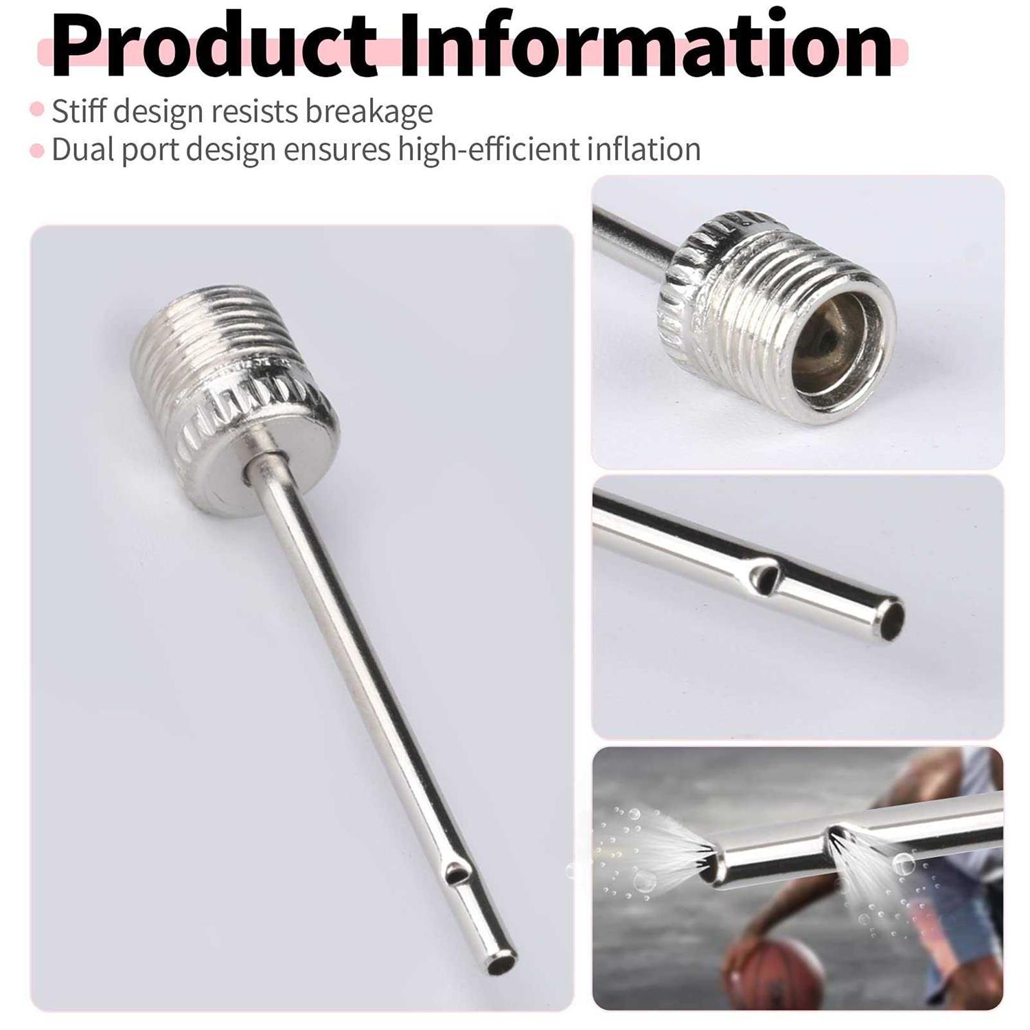 MoTrust Stainless Steel Air Pump Needle,Premium Inflation Needles,Pump Needle for Football, Basketball, Soccer, Volleyball or Rugby Balls - Image 4