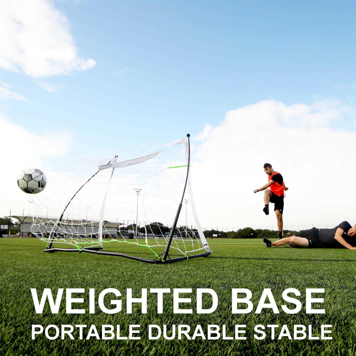 Quickplay Kickster Elite Portable Soccer Goal with Integrated Weighted Base for Indoor & Outdoor Soccer - Image 5