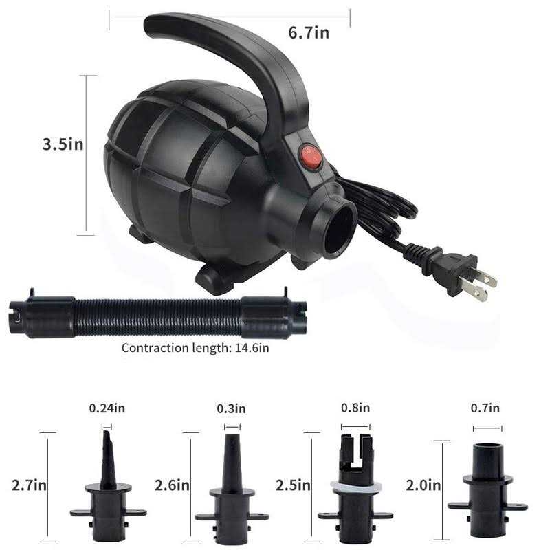 HEETHYCOOL Electric Air Pump for Inflatables Air Mattress Pump for Swi - Image 2