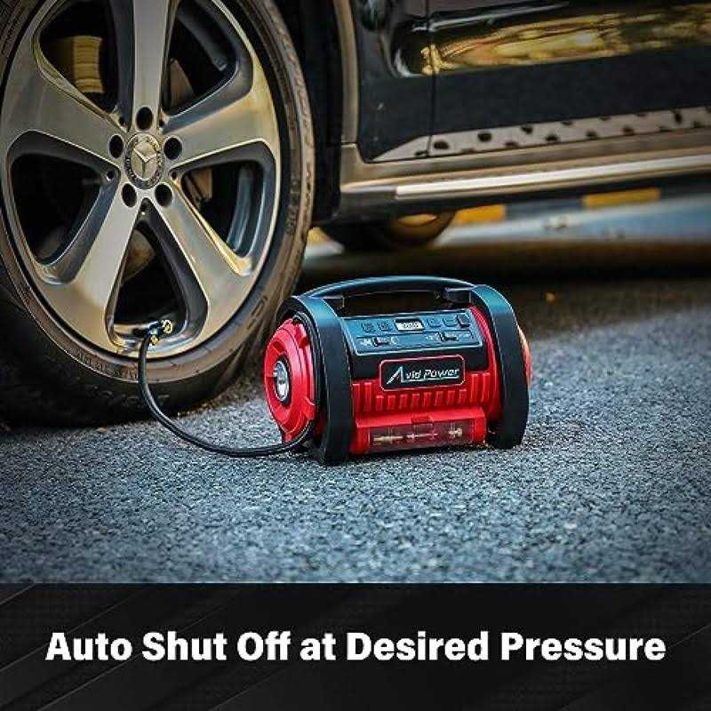 ironfist Tire Inflator for DeWalt Battery Portable Air Compressor for Car, Bicycle, Ball, 20V Auto Tire Pump with Digital Pressure Gauge (Tool Only, - Image 5