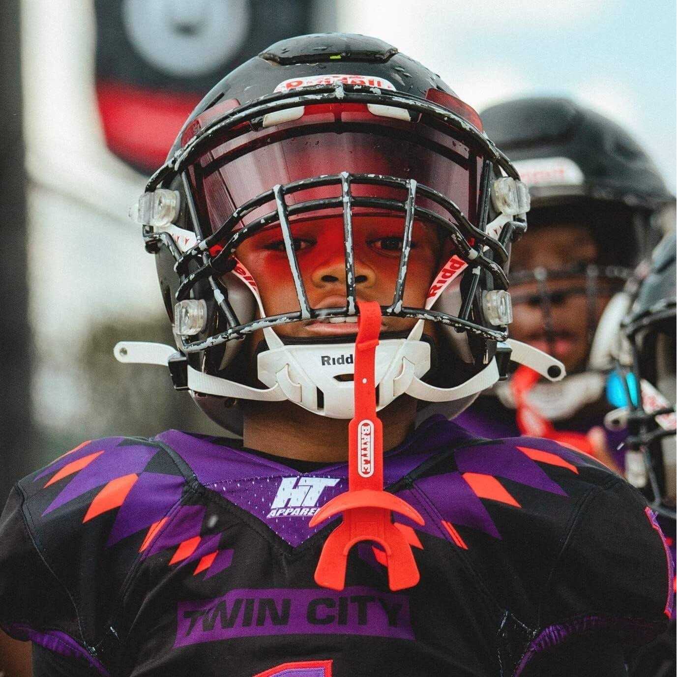 Battle Speed Football Mouthguard with Connected Thick Strap - Image 3