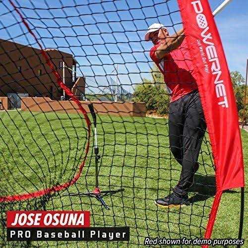 Powernet DLX Pro Bundle Baseball Softball Net w/ Strike Zone 3 Traini - Image 2