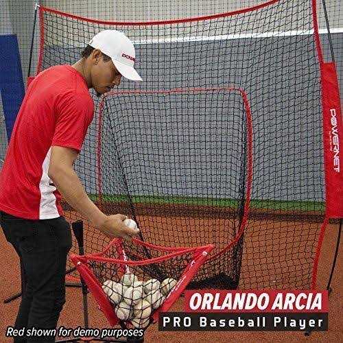 Powernet DLX Pro Bundle Baseball Softball Net w/ Strike Zone 3 Traini - Image 5