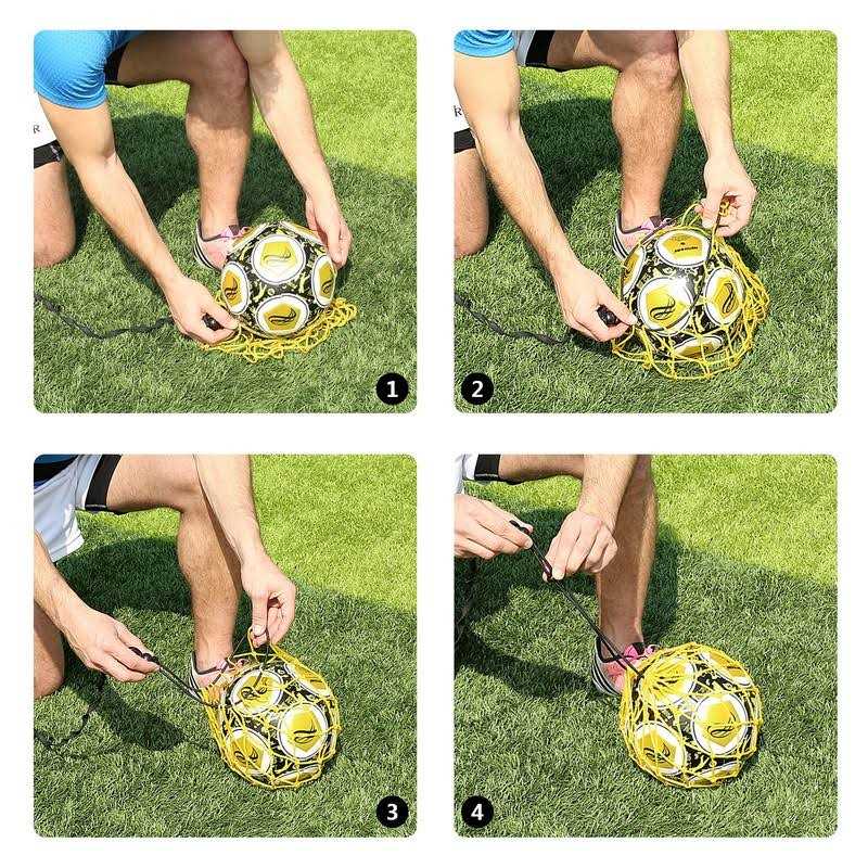 PodiuMax Hands-Free Soccer Kick/Throw Trainer New Ball Locked Net Design - Image 3