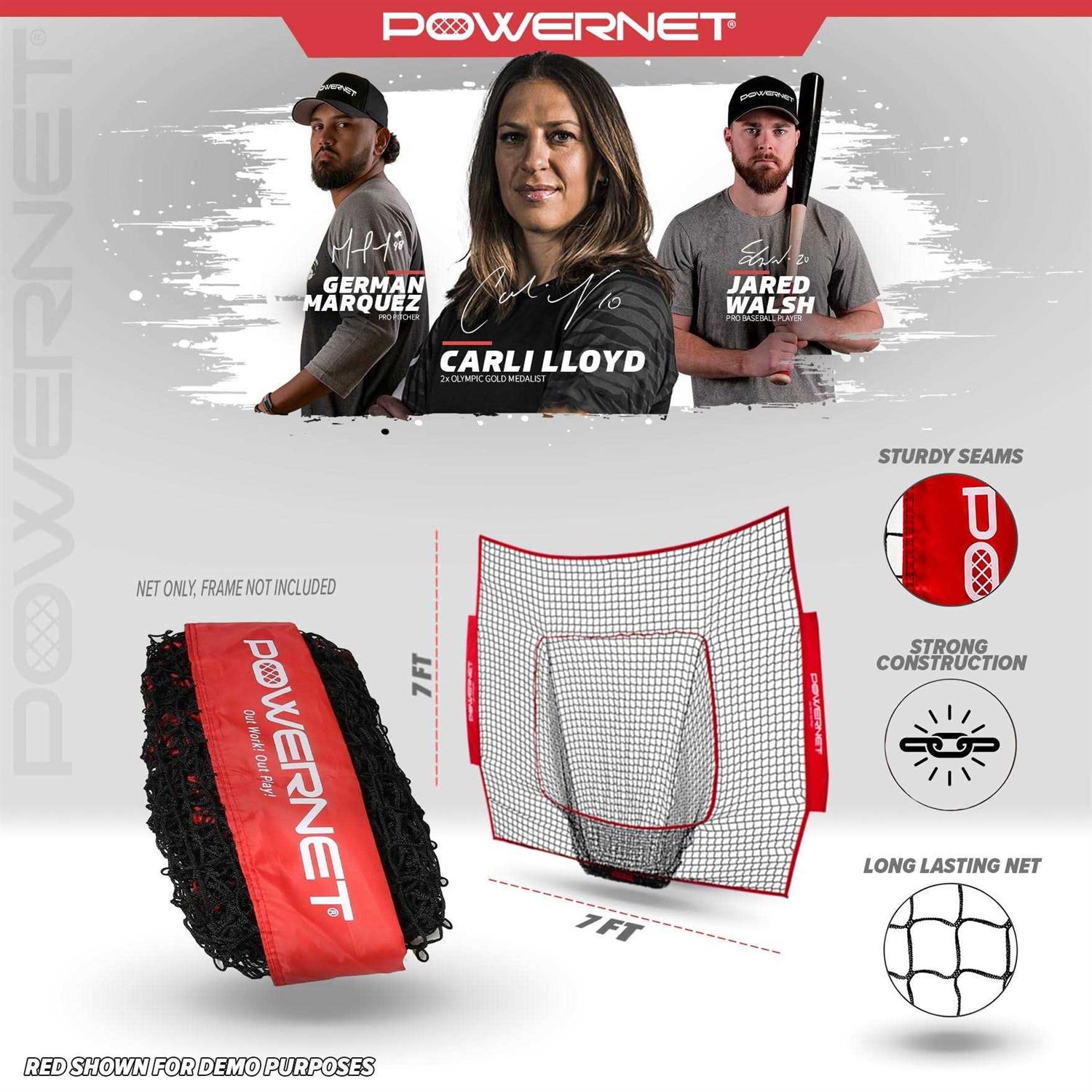 Powernet Baseball Softball 7x7 Replacement - Image 2